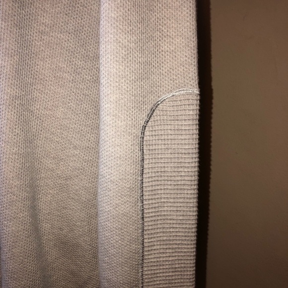 NWT HELMUT LANG Light Gray Cotton Cashmere Blend Knit Pullover Sweater - Picture 4 of 9